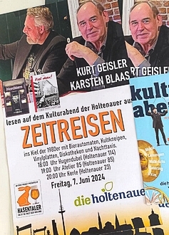 Kurt Geisler wieder einmal auf dem Kulturabend in der Holtenauer
