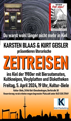 Kurt Geisler mit Karsten Blaas in der Elmschenhagerner Kultur-Diele