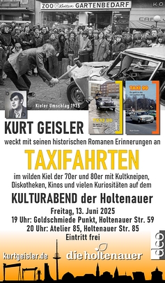 Kurt Geisler auf dem Kulturfest der Holtenauer am 13. Juni 2025