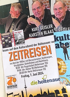 Kurt Geisler wieder einmal auf dem Kulturabend in der Holtenauer